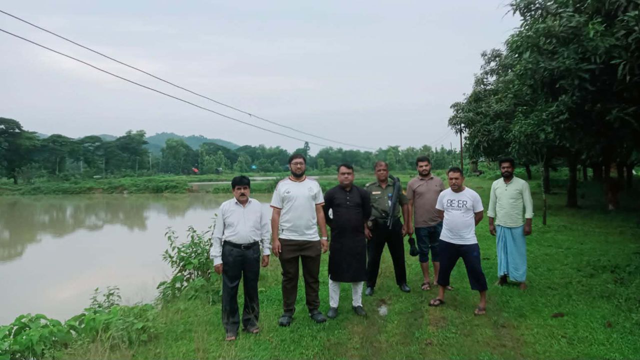 পাহাড়ি ঢলে লামা ফিসারিজের ২৫ লাখ টাকার মাছ সাবাড়